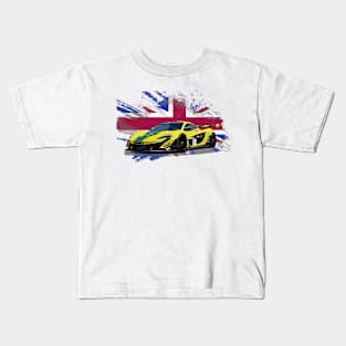 P1 GTR United Kingdom Print Kids T-Shirt